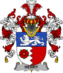 Irish Family Coat of Arms (v.25b) Henry or O