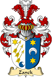 v.23 Coat of Family Arms from Germany for Zanck