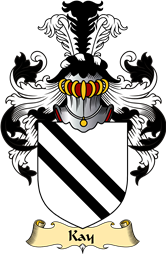 English Coat of Arms (v.23) for the family Kay