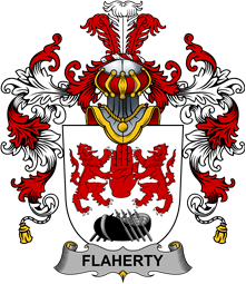 Irish Family Coat of Arms (v.25b) Flaherty or O