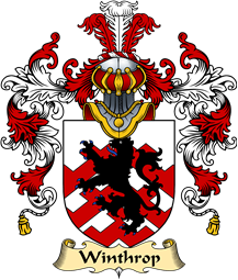 English Family Coat of Arms (v.25) Winthrop
