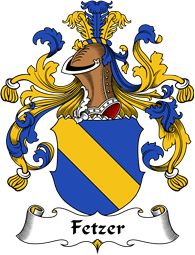 German Wappen Coat of Arms for Fetzer