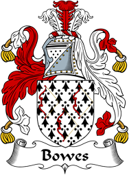 English Coat of Arms for the family Bowes