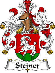 German Wappen Coat of Arms for Steiner