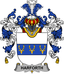 Irish Family Coat of Arms (v.25b) Harforth