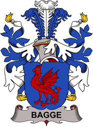 Coat of arms used by the Danish family Bagge