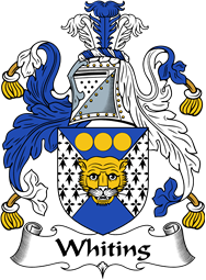 English Coat of Arms for the family Whiting