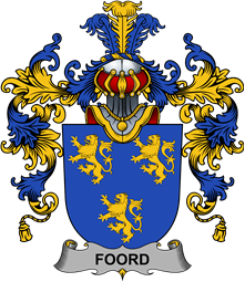 Irish Family Coat of Arms (v.25b) Foord