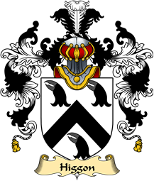 Welsh Family Coat of Arms (v.25) Higgon (John Hygon of Carmarthenshire)