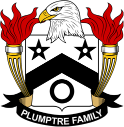 Coat of arms used by the Plumptre family in the United States of America