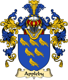 English Family Coat of Arms (v.25) Appleby