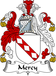 English Coat of Arms for the family Mercy