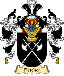 Welsh Family Coat of Arms (v.25) Fletcher (of Denbighshire)