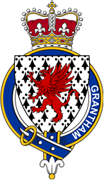 British Garter Coat of Arms for Grantham (England)