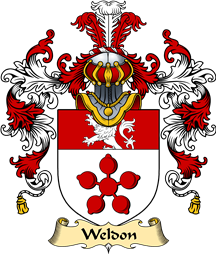 English Family Coat of Arms (v.25) Weldon