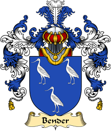 English Family Coat of Arms (v.25) Bender