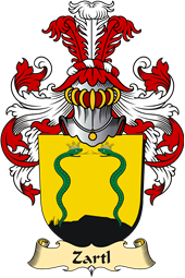 v.23 Coat of Family Arms from Germany for Zartl