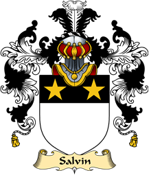 English Family Coat of Arms (v.25) Salvin
