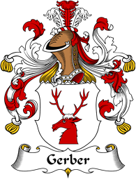 German Wappen Coat of Arms for Gerber