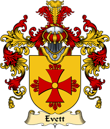 English Family Coat of Arms (v.25) Evett