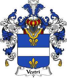 Italian Family Coat of Arms (v.25b) Vestri