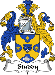 English Coat of Arms for the family Studdy