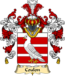 French Family Coat of Arms (v.25) Coulon