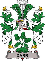 Coat of arms used by the Danish family Darr