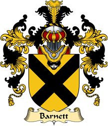 English Family Coat of Arms (v.25) Barnett