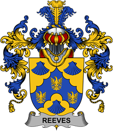 Irish Family Coat of Arms (v.25b) Reeves
