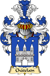 French Family Coat of Arms (v.23) for Châtelain