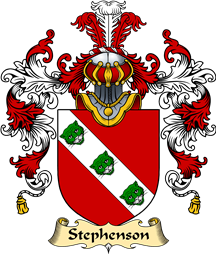 English Family Coat of Arms (v.25) Stephenson or Stevenson