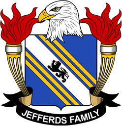 Coat of arms used by the Jefferds family in the United States of America
