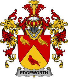Irish Family Coat of Arms (v.25b) Edgeworth