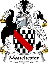 English Coat of Arms for the family Manchester