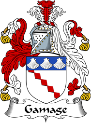 English Coat of Arms for the family Gamage