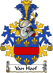 Dutch Coat of Arms for Van Hoof