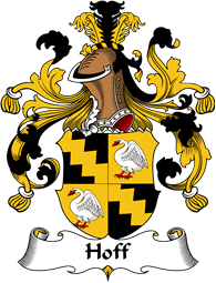 German Wappen Coat of Arms for Hoff
