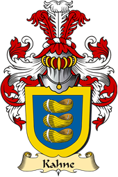 v.23 Coat of Family Arms from Germany for Kahne
