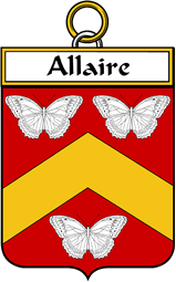 French Coat of Arms Badge for Allaire