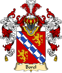 French Family Coat of Arms (v.25) Borel
