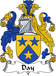 English Coat of Arms for the family Day