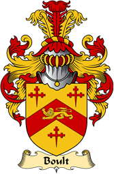 English Coat of Arms (v.23) for the family Boult or Bolt