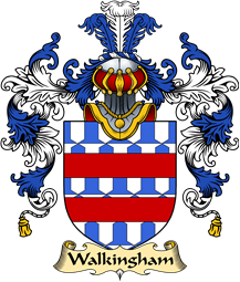 English Family Coat of Arms (v.25) Walkingham