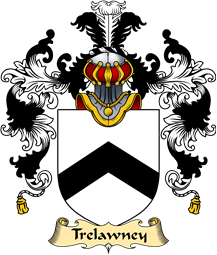 English Family Coat of Arms (v.25) Trelawney