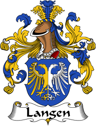 German Wappen Coat of Arms for Langen