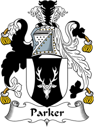 English Coat of Arms for the family Parker II