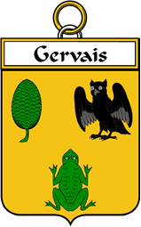 French Coat of Arms Badge for Gervais