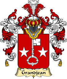 French Family Coat of Arms (v.25) Grandjean