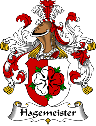 German Wappen Coat of Arms for Hagemeister